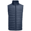 James Harvest Mens Padded Vests Navy